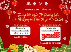 Nghỉ Tết Dương Lịch Năm 2024