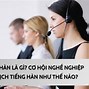 Phiên Dịch Tiếng Hàn Là Gì